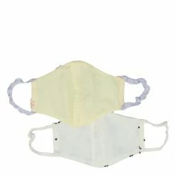 Milliotandco Accessories Clara Cotton Mask And Scrunchie Set - Black/Pink