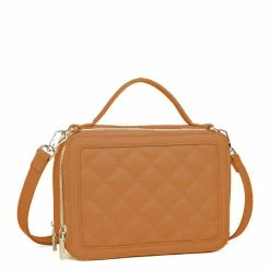 Milliotandco Polly Top Handle Bag (Brown)