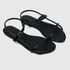 Milliotandco Sheenagh Open Toe Sandals (Black) Shoes