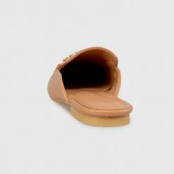 Milliotandco Disney Mickey Incredible Square Toe Slip On Mules (Brown) Shoes