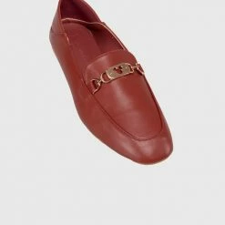 Milliot & Co Disney Mickey Wonderful Square Toe Loafers (Cinnamon)