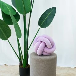 Milliotandco Knot 22cm Cushion (Purple) The Home Edit