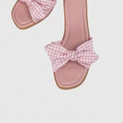 Milliot & Co Shoes Disney Mickey The One & Only Open Toe Sandals (Pale Red Violet)