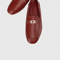 Milliot & Co Disney Mickey Wonderful Square Toe Loafers (Cinnamon)