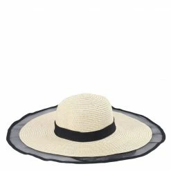 Milliot & Co Accessories Dahlia Straw Hat (Beige)