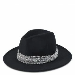 Milliot & Co Madeleine Fedora (Black) Accessories