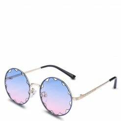 Milliotandco Yvonne Round Sunglasses - Blue Multi Accessories