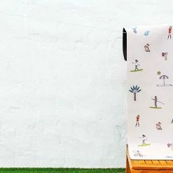 Milliotandco Yoga Mats Beach Vibes Rubber Yoga Mat (3.5MM) (Nude)