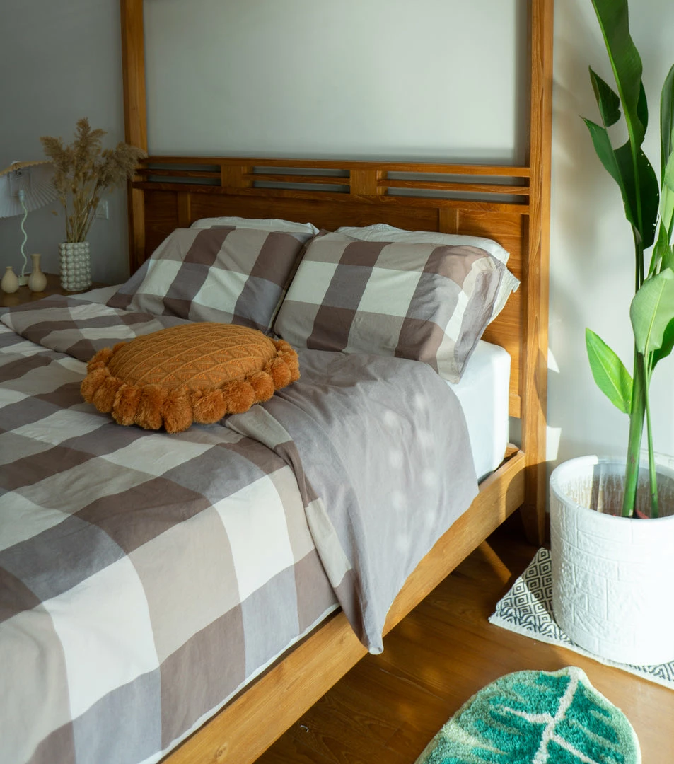 Milliotandco Puffy Round Cushion (Yellow)