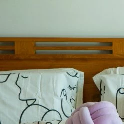 Milliotandco Knot 22cm Cushion (Purple) The Home Edit