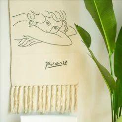 Milliotandco The Home Edit Fred Cotton Tapestry (Black)