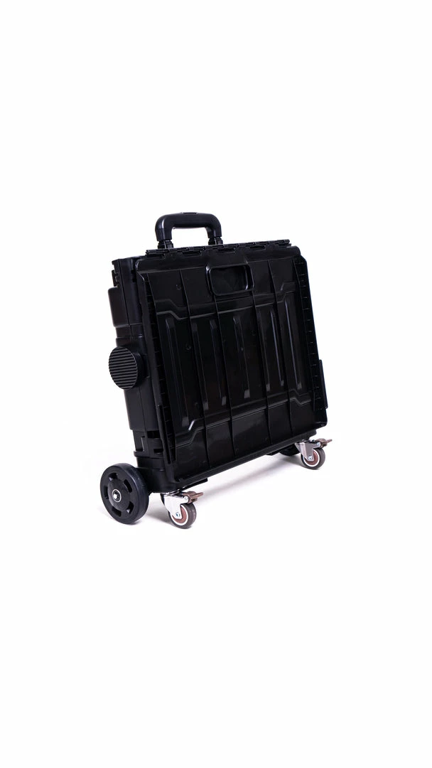 Milliotandco Sven Portable Folding Trolley Shopping Cart 80L (Black)