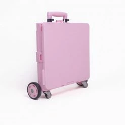 Milliotandco Sven Portable Folding Trolley Shopping Cart 75L (Pink) The Home Edit