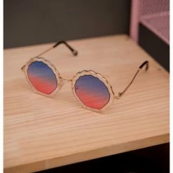 Milliotandco Wilona Irregular Sunglasses (Clear) Accessories