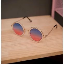 Milliotandco Wilona Irregular Sunglasses (Clear) Accessories