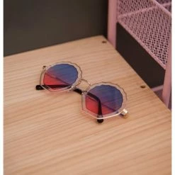 Milliotandco Wilona Irregular Sunglasses (Clear) Accessories