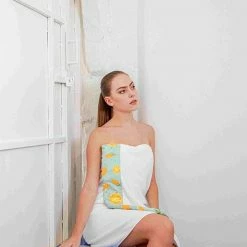 Milliotandco Zesty Bath Towel (Aquamarine)