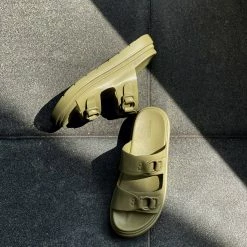 Milliotandco Deena Open Toe Sandals & Flip Flops (Green)