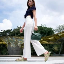 Milliotandco Deena Open Toe Sandals & Flip Flops (Green)