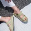 Milliotandco Deena Open Toe Sandals & Flip Flops (Green)
