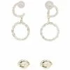 Milliotandco 2-In-1 Hannah Earrings Set - Gold