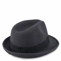 Milliot & Co Khloe Fedora (Grey) Accessories