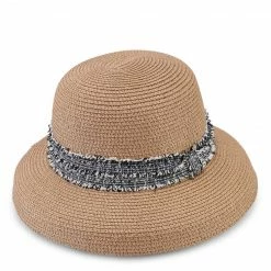 Milliot & Co Iris Straw Hat (Khaki) Accessories