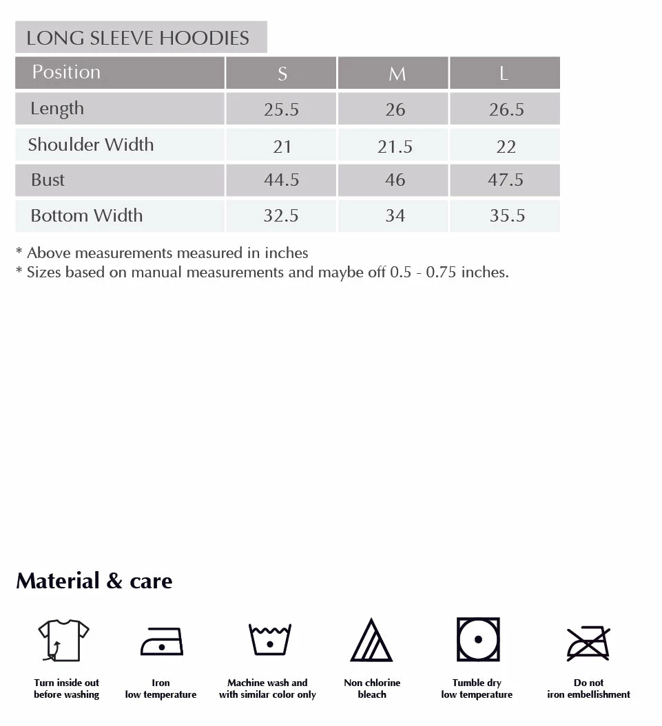 Milliotandco Activewear Lorne Long Sleeve Hoodies (Black)