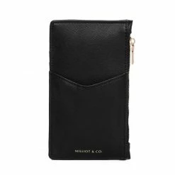 Milliotandco Paisley Zip Card Holder (Black) Bags