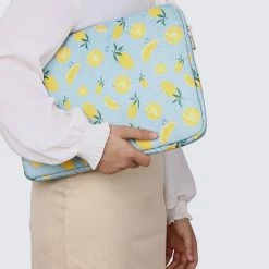 Milliotandco Manda Baby X Milliot & Co. 14 Inch Laptop Sleeves (Aquamarine)