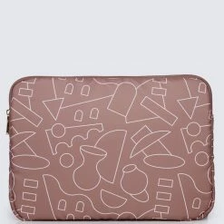 Milliotandco Bags Sherwan Rozan X Milliot & Co. 14 Inch Laptop Sleeves (Brown)