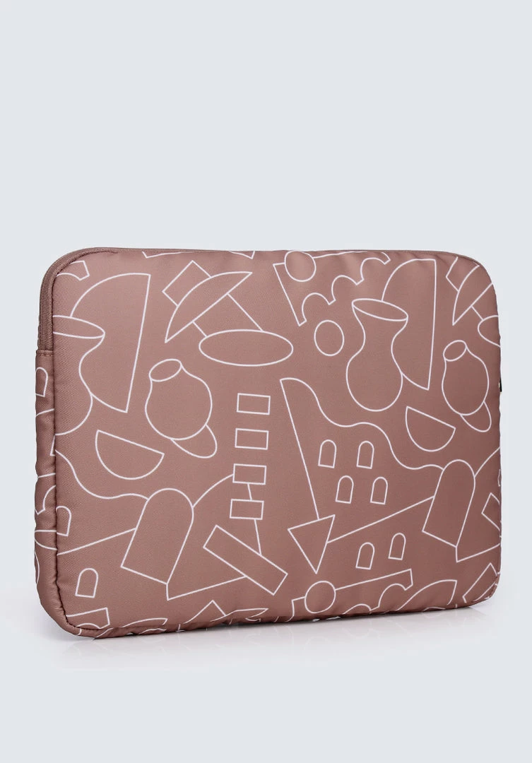 Milliotandco Bags Sherwan Rozan X Milliot & Co. 14 Inch Laptop Sleeves (Brown)