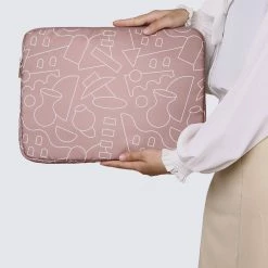 Milliotandco Bags Sherwan Rozan X Milliot & Co. 14 Inch Laptop Sleeves (Brown)