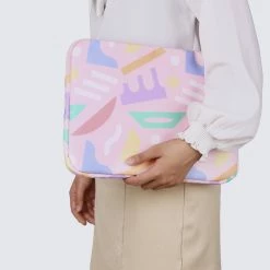 Milliotandco Bags Sherwan Rozan X Milliot & Co. 14 Inch Laptop Sleeves (Pink)