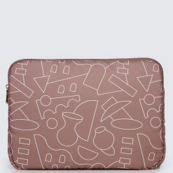 Milliotandco Sherwan Rozan X Milliot & Co. 15 Inch Laptop Sleeves (Brown)