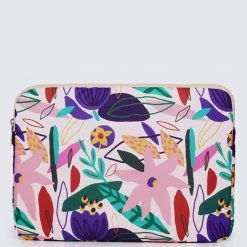 Milliotandco Miriam Omar X Milliot & Co. 14 Inch Laptop Sleeves (Beige)