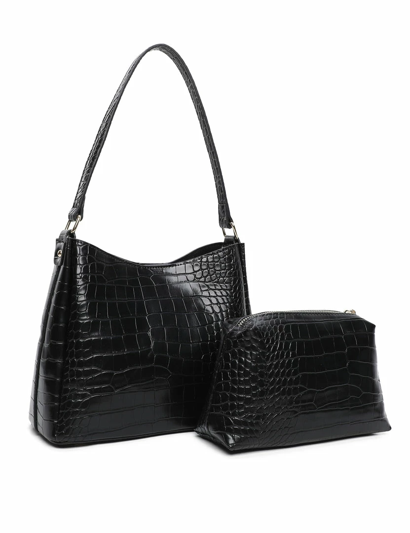 Milliotandco Bags Meredith Shoulder Bag (Black)