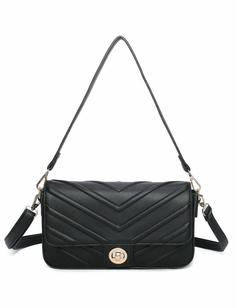 Milliotandco Earth Edit Samanta Shoulder Bag (Black)