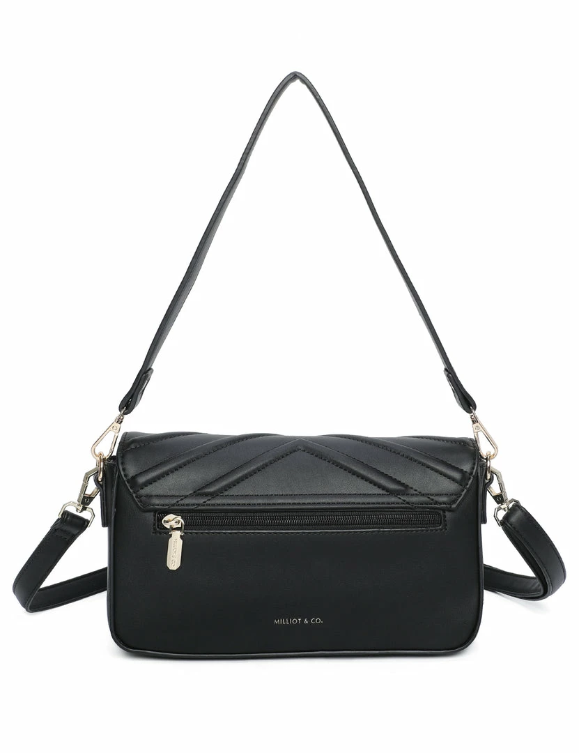Milliotandco Earth Edit Samanta Shoulder Bag (Black)