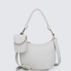 Milliotandco Bags Elle Shoulder Bag (Beige)