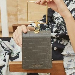 Milliotandco Bags Nurita Harith Nubia Top Handles Bag (Grey)