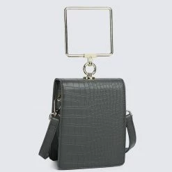 Milliotandco Bags Nurita Harith Nubia Top Handles Bag (Grey)