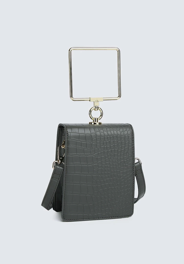 Milliotandco Bags Nurita Harith Nubia Top Handles Bag (Grey)