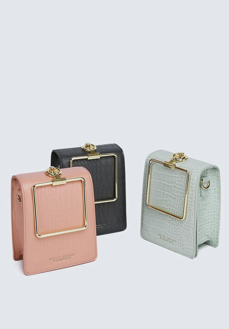 Milliotandco Bags Nurita Harith Nubia Top Handles Bag (Grey)