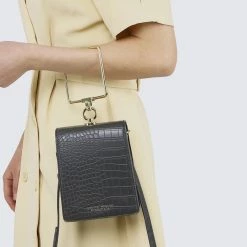 Milliotandco Bags Nurita Harith Nubia Top Handles Bag (Grey)