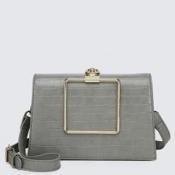Milliotandco Nurita Harith Noelle Top Handles Bag (Grey) Bags
