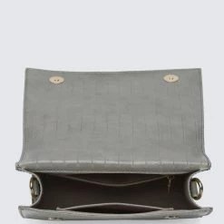 Milliotandco Nurita Harith Noelle Top Handles Bag (Grey) Bags