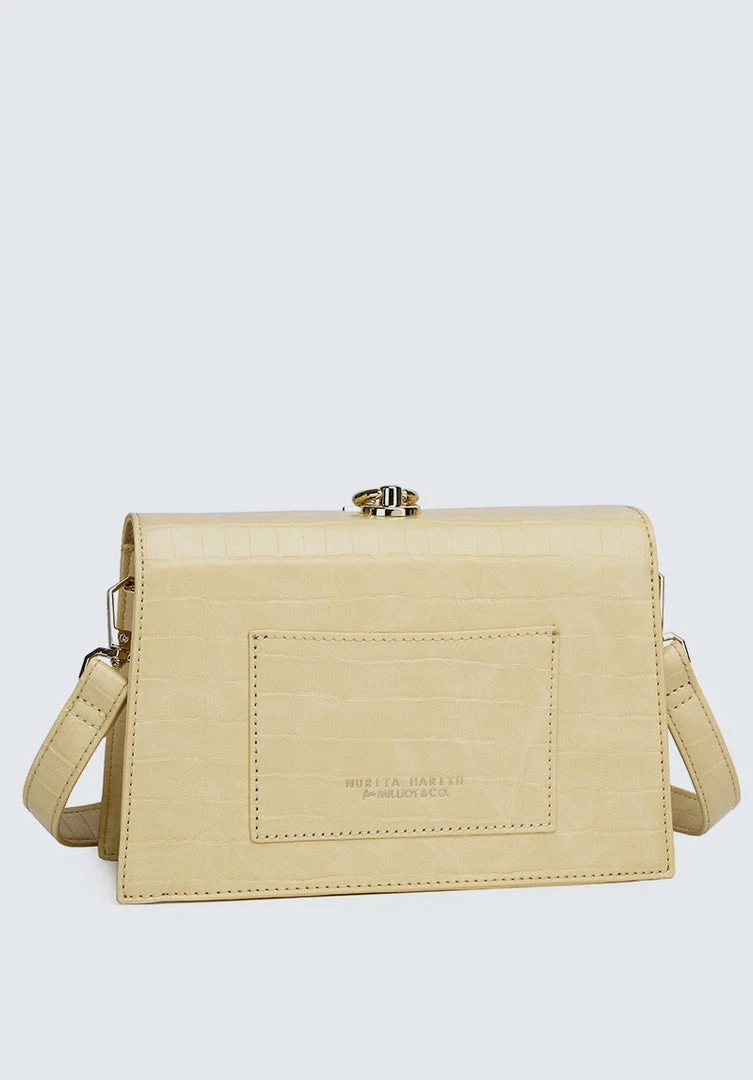 Milliotandco Bags Nurita Harith Noelle Top Handles Bag (Yellow)