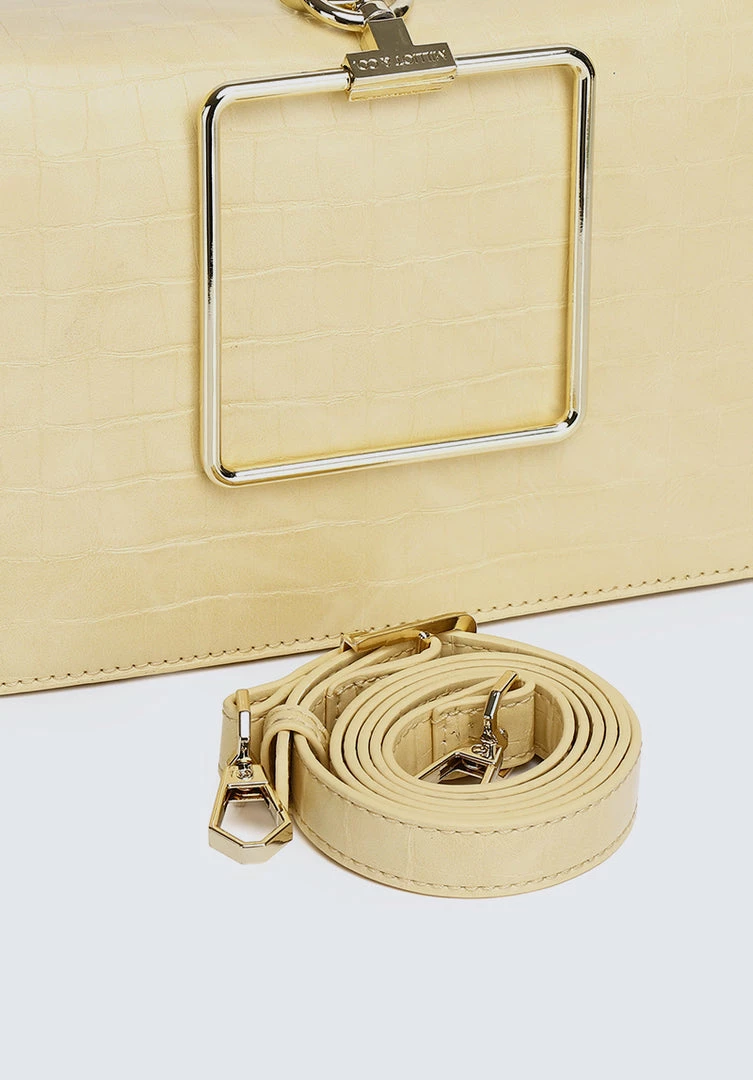 Milliotandco Bags Nurita Harith Noelle Top Handles Bag (Yellow)