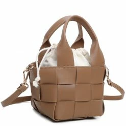 Milliotandco Emma Top Handle Bag (Brown) Bags